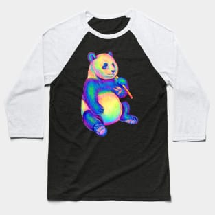 Psychedelic Panda Baseball T-Shirt